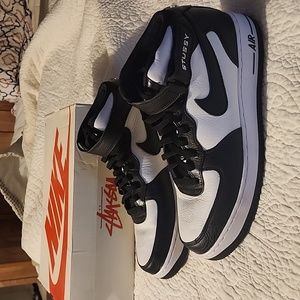 Nike - Stussy - collaboration Air Force One - size 11.5M - pandas - New with all